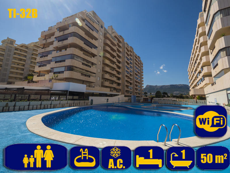 Apartamento con aire acondicionado -
                                      Calpe -
                                      1 dormitorios -
                                      3 ocupantes